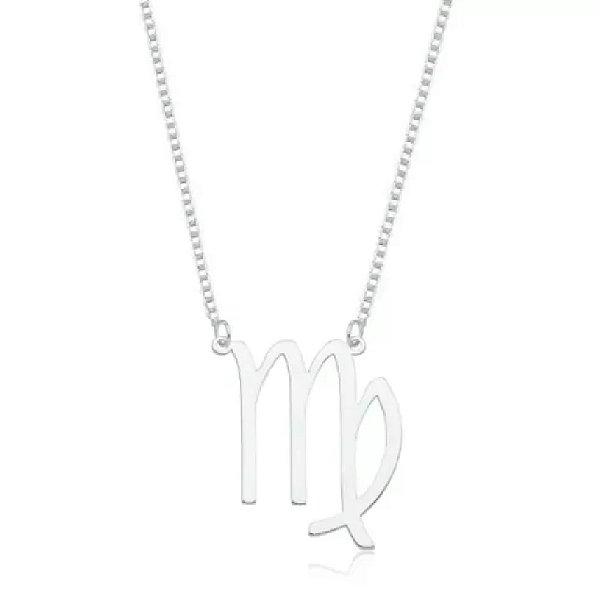 Colar feminino Signo Virgem - PRATA 925