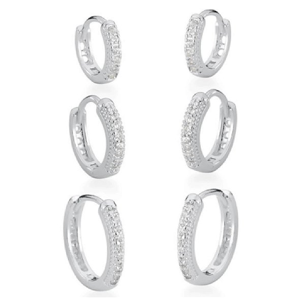 Trio de Brinco Cravejado