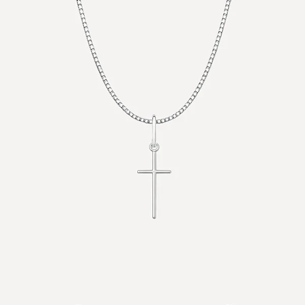 Colar Crucifixo - Prata 925