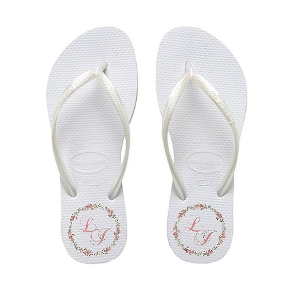 Havaianas Slim - Casamentos 08 - Pé de Vento - sandalias havaianas  personalizadas, havaianas customizadas e chinelos customizados