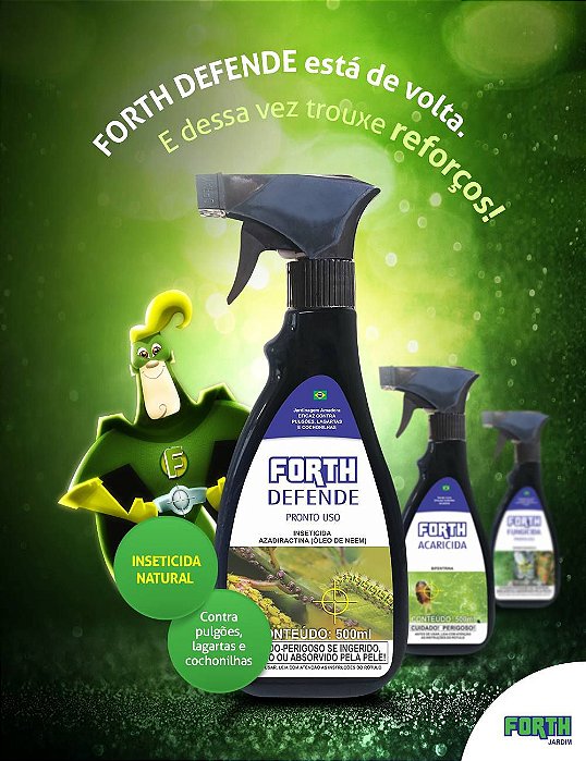 Forth Defende - Óleo de Neem - Pronto para uso 500ml