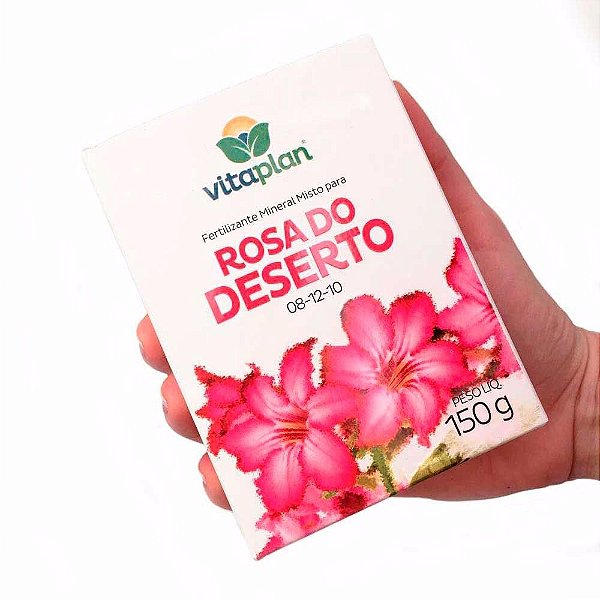 Fertilizante Mineral Misto para Rosas do Deserto - 150g
