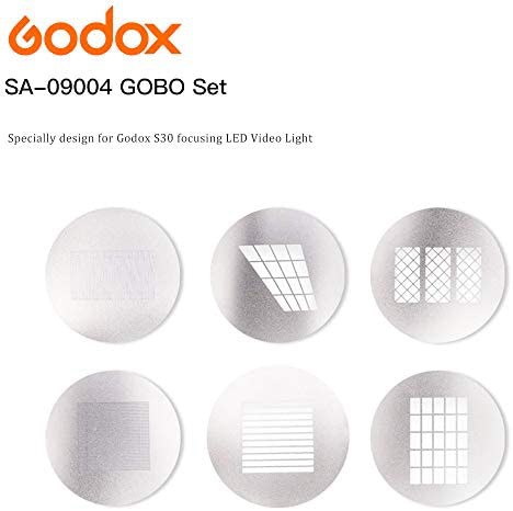 Kit Gobos Godox SA-09-004 para Led S30