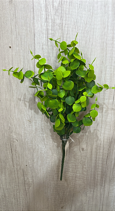 Buquê Artificial de Eucalipto Verde-Claro
