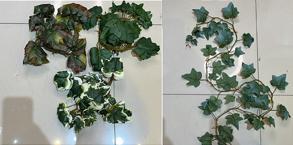 Hera Artificial Decorativa com Folhas Mistas