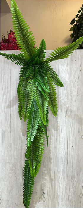 Ramo Pendente Samambaia Selvagem Decorativa