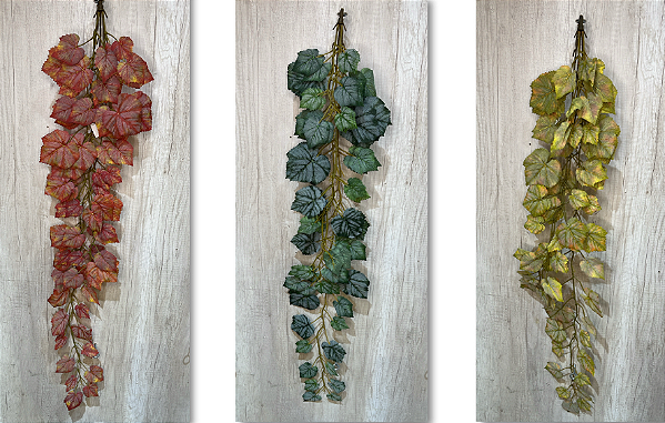 Folhagem Artificial Pendente Parreira Decorativa