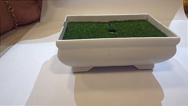 60006 vazinho de plastico com isopor retangular
