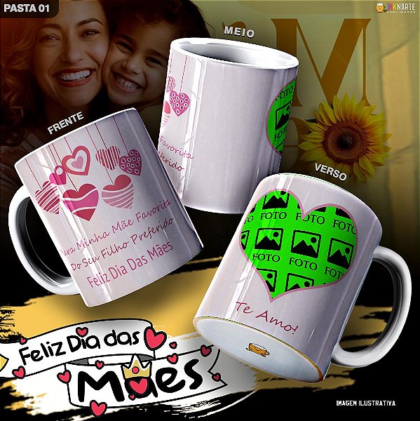 Caneca Personalizada Dia das Mães