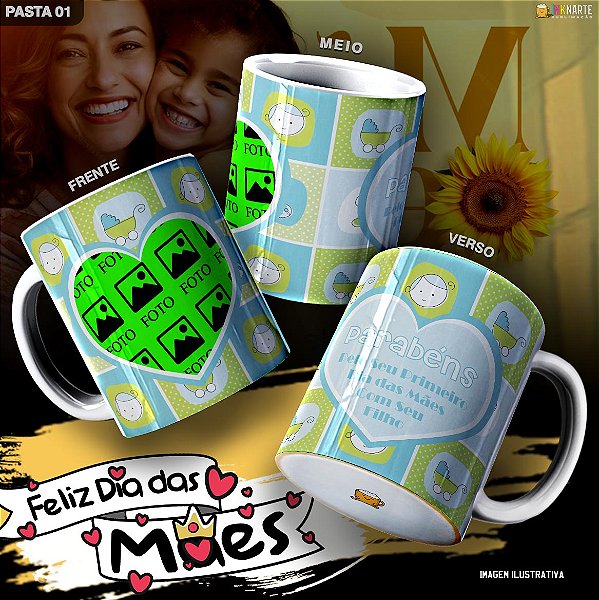 Caneca Personalizada Dia das Mães