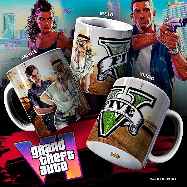 Caneca de Porcelana Personalizada Games e Geek