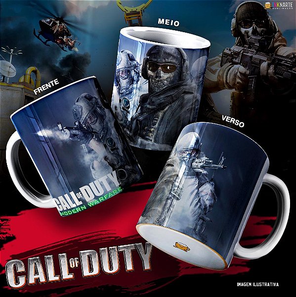 Caneca de Porcelana Personalizada Games e Geek