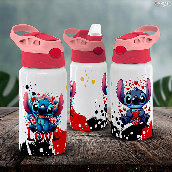 Squeeze Infantil Branco 500ml – Personalizado com Nome da Criança