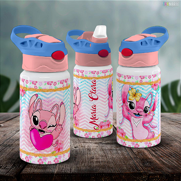 Squeeze Infantil Branco 500ml – Personalizado com Nome da Criança