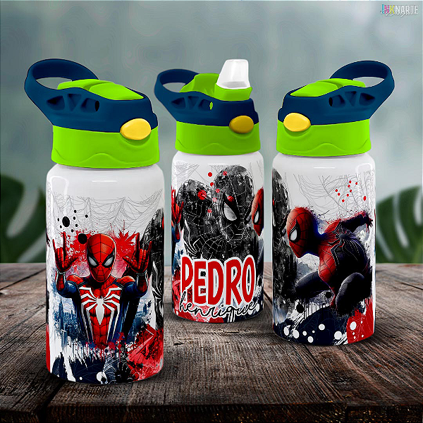 Squeeze Infantil Branco 500ml – Personalizado com Nome da Criança
