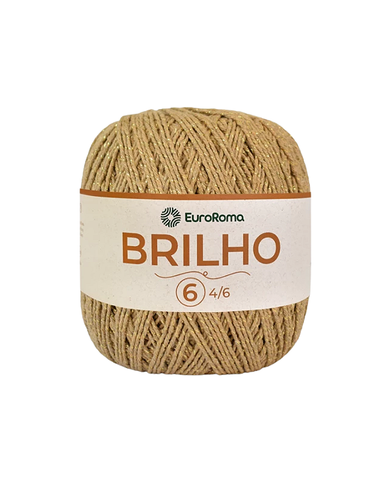 EUROROMA COLORIDO 4/6 - 400 G - 406M. / BEGE COM BRILHO