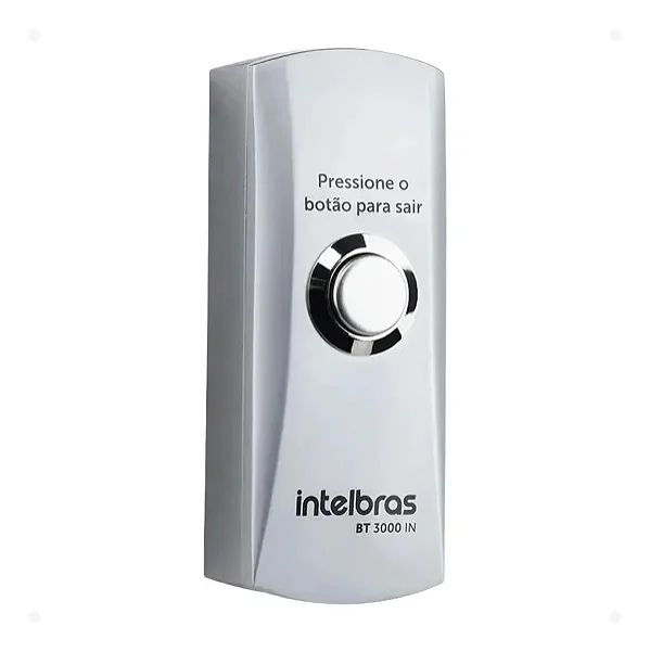 BOTAO DE SAIDA INOX COM CAIXA (BT 3000 IN)
