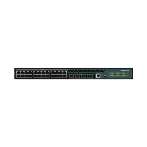 SWITCH 24 PORTAS 101001000 POE 4 SFP S2328G PA INTELBRAS