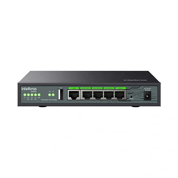 ROTEADOR VPN LOAD BALANCE GIGABIT 5 PORTAS R3005G INTELBRAS