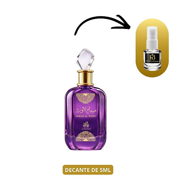 (Decant 5 Ml) Sabah Al Ward Delilah EDP Feminino - Al Wataniah