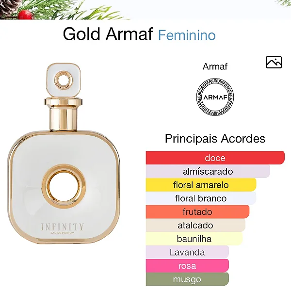 Infinity Gold EDP 105ml Unissex – Armaf