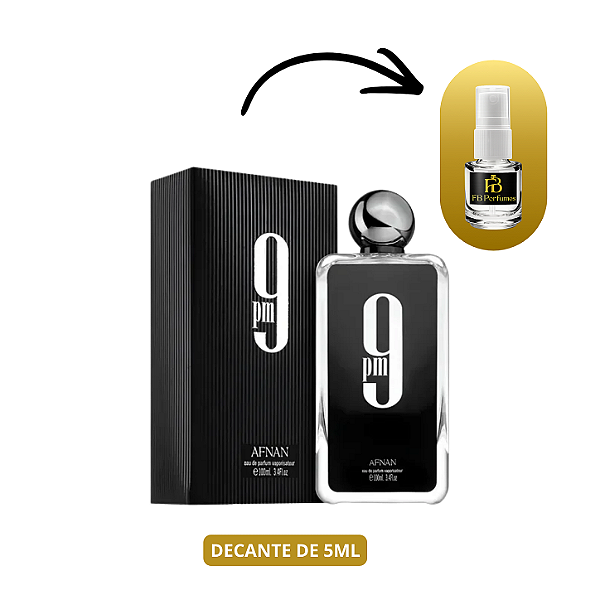 (Decant 5ml) 9PM EDP Masculino – Afnan