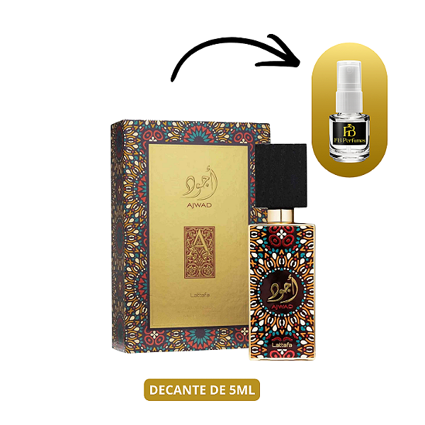 (Decant 5ml) Ajwad EDP Unissex – Lattafa