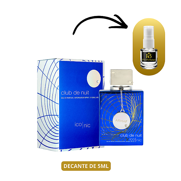 (Decant 5ml) Club de Nuit Iconic EDP Masculino – Armaf
