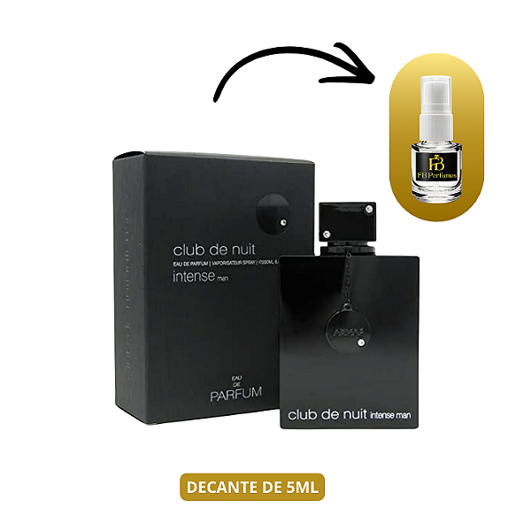 (Decant 5ml) Club de Nuit Intense Man EDT Masculino – Armaf