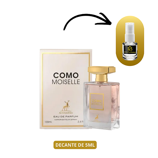 (Decant 5ml) Como Moiselle EDP Feminino – Maison Alhambra