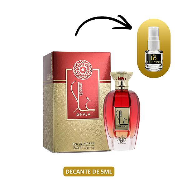 (Decant 5ml) Ghala Fem EDP Feminino – Al Wataniah