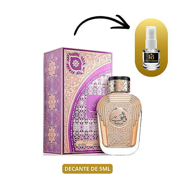 (Decant 5ml) Watani EDP Unissex – Al Wataniah