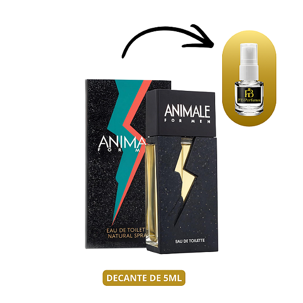 (Decant 5ml) Animale For Men EDT Masculino – Animale