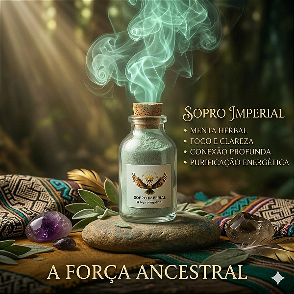 Rapé especial Herbal 15g - Sopro Imperial