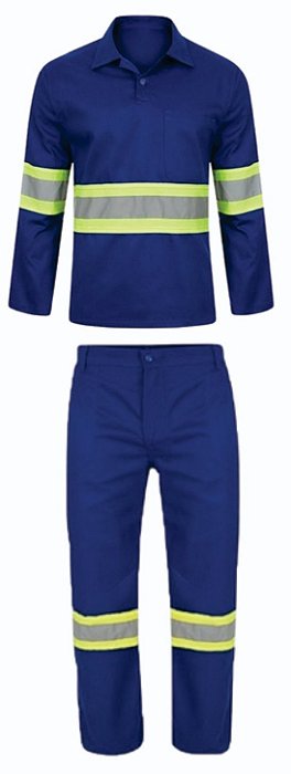 CONJUNTO REFLETIVO EM POLIESTER (min 10 peças)