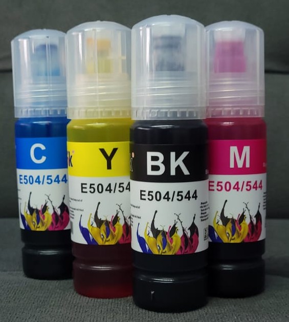 Tinta Compatível Epson T504 | T544 | Star Ink 70ml | Kit com 4 Unidades