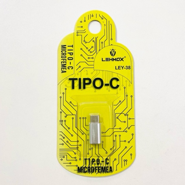 Adaptador Micro-V8/Tipo-C LEY-38