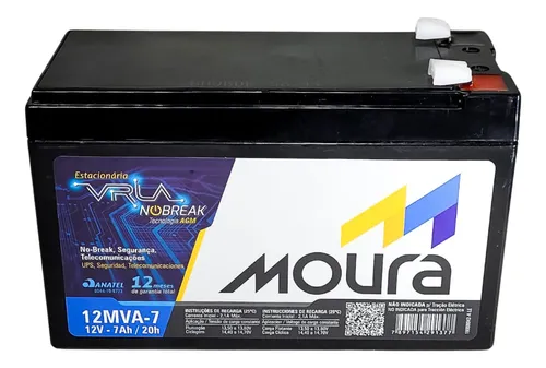 Bateria Nobreak 12V 7AH Moura