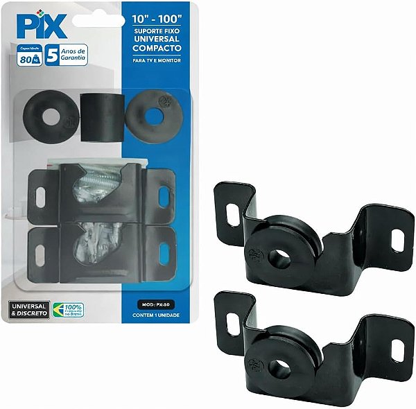 Suporte Fixo Universal Para TV de 10 a 85 Polegadas - Resistente Compacto e Fácil de Instalar