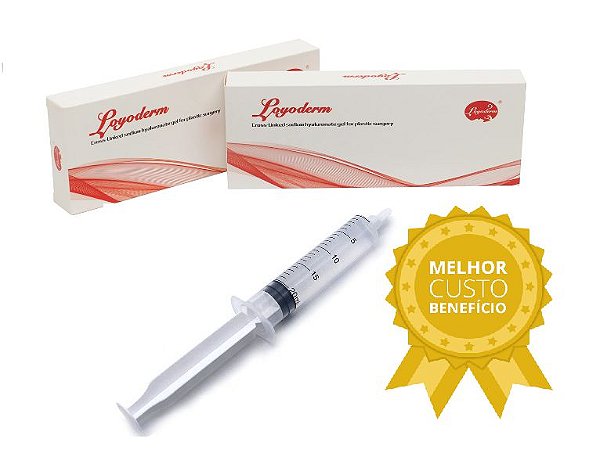 Ácido Hialurônico Injetável 20ml Reticulado Facial e Corporal Subskin Lido- Loyoderm