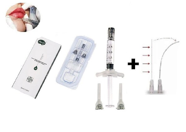 Preenchedor 2ml Ácido Hialurônico Injetável Reticulado Derm Lido + Microcânula de Brinde - Loyoderm