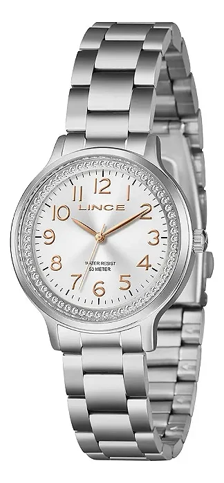 Relógio Lince Feminino Lrmh261l36 S2sx Casual Prateado