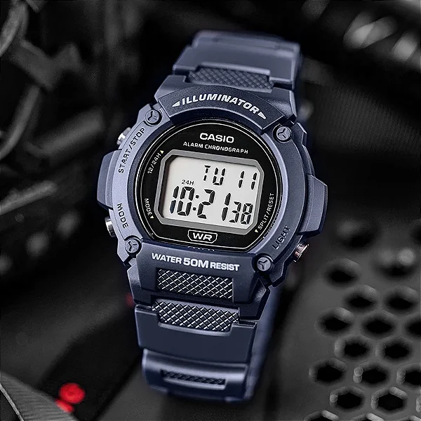 Relógio Casio Masculino Standard W-219H-2AVDF
