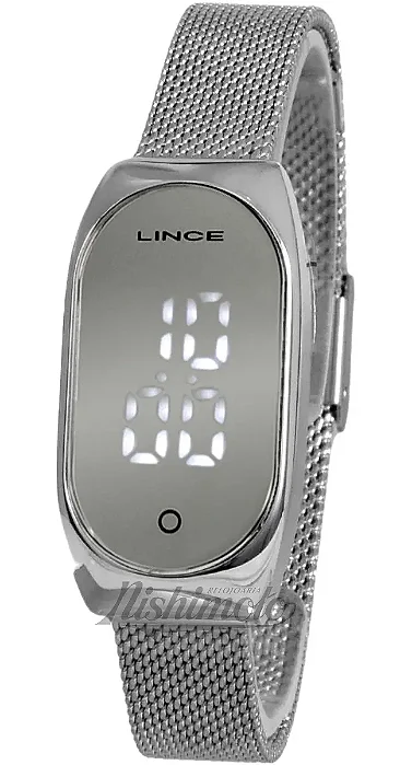 RELÓGIO DE PULSO LINCE LED BRANCO LDM4706L SXSX