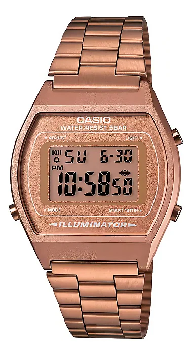 Relógio Casio Vintage Feminino Digital B640wc-5adf
