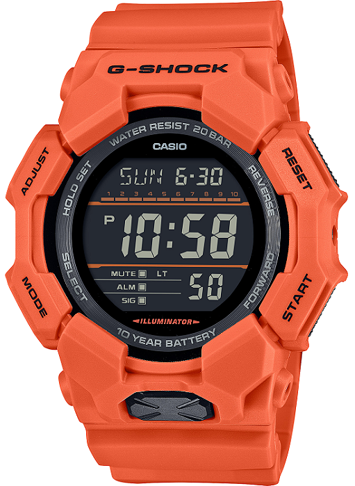 Relógio Casio G-SHOCK GD-010-4DR LARANJA