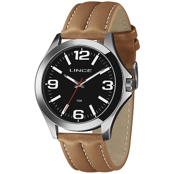 RELOGIO LINCE MASCULINO ANALOGICO MRC4753L48 P2MX PRATA