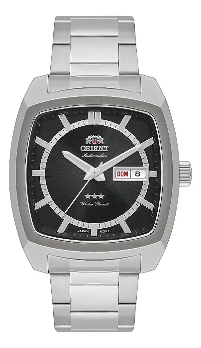 RELÓGIO ORIENT AUTOMÁTICO MASCULINO CLÁSSICO F49SS031 PRATA