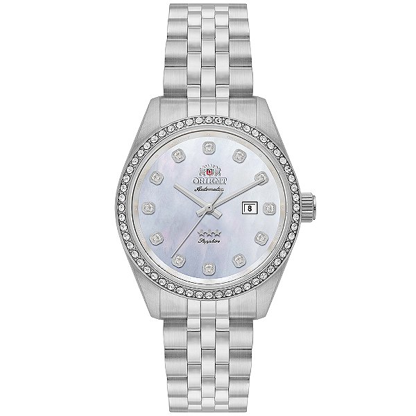 RELÓGIO ORIENT AUTOMÁTICO FEMININO AUTOMÁTICO NH5SS001 PRATA