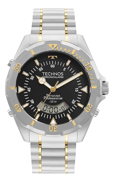 Relógio Technos Masculino Skydiver Bicolor - WT2050AXN/1P